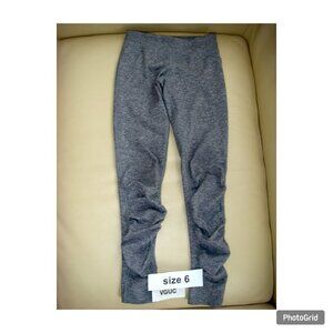 Ivivva Girl by Lululemon🍋 Studio Dance Tight grey leggings size 6